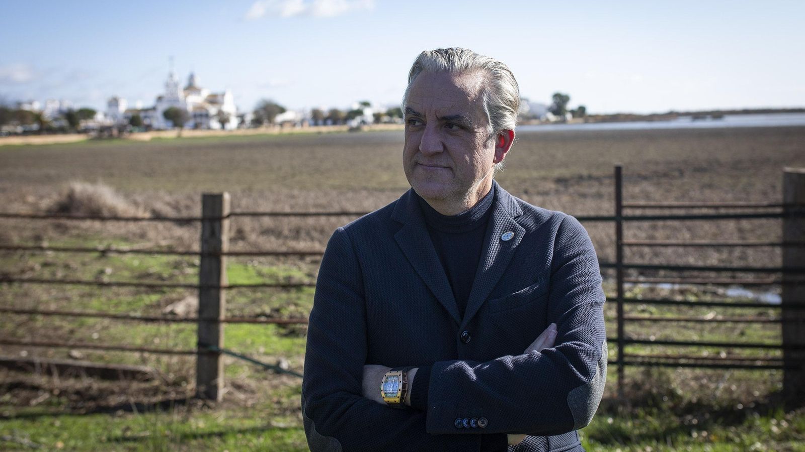 Juan Adolfo Arangüete, presidente de la Asociación de Criadores de Ganado Marismeño.