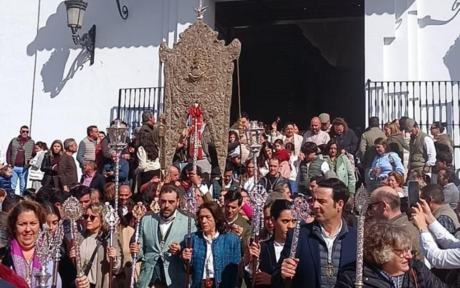 Simpecado de la Hermandad del Rocío de Umbrete.