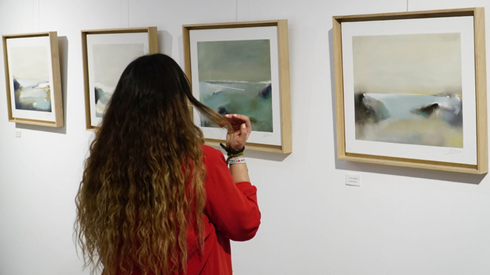 Una imagen de la muerta.