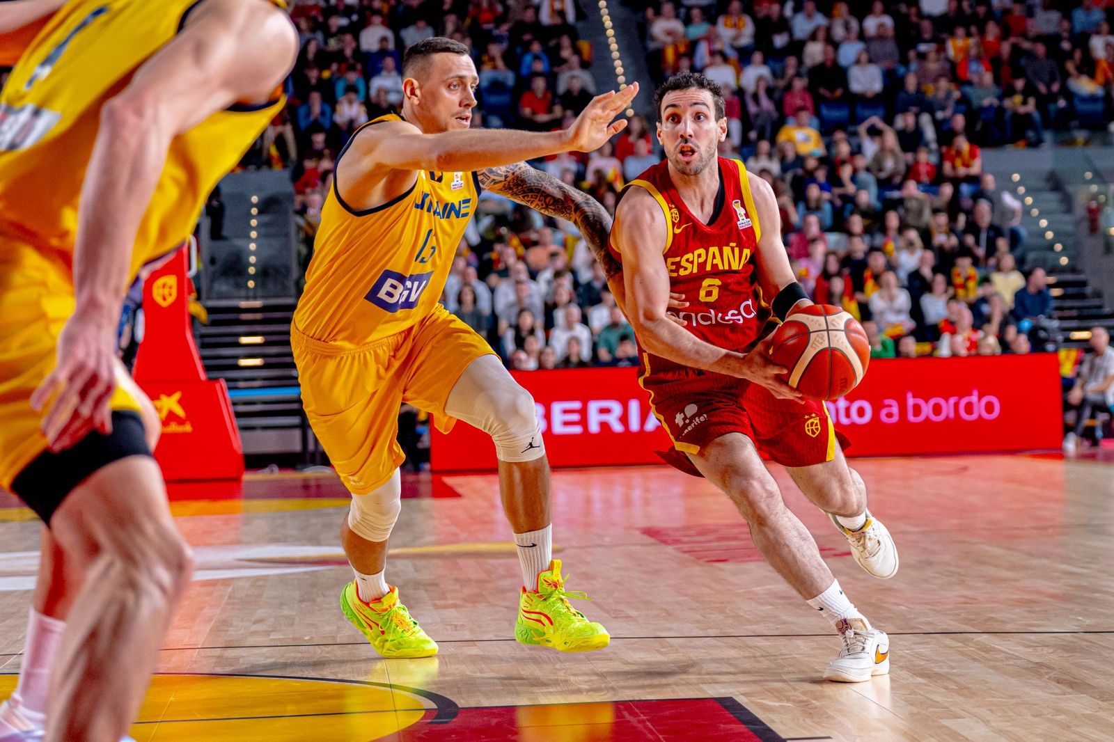 Las mejores fotos del España-Ucrania de baloncesto