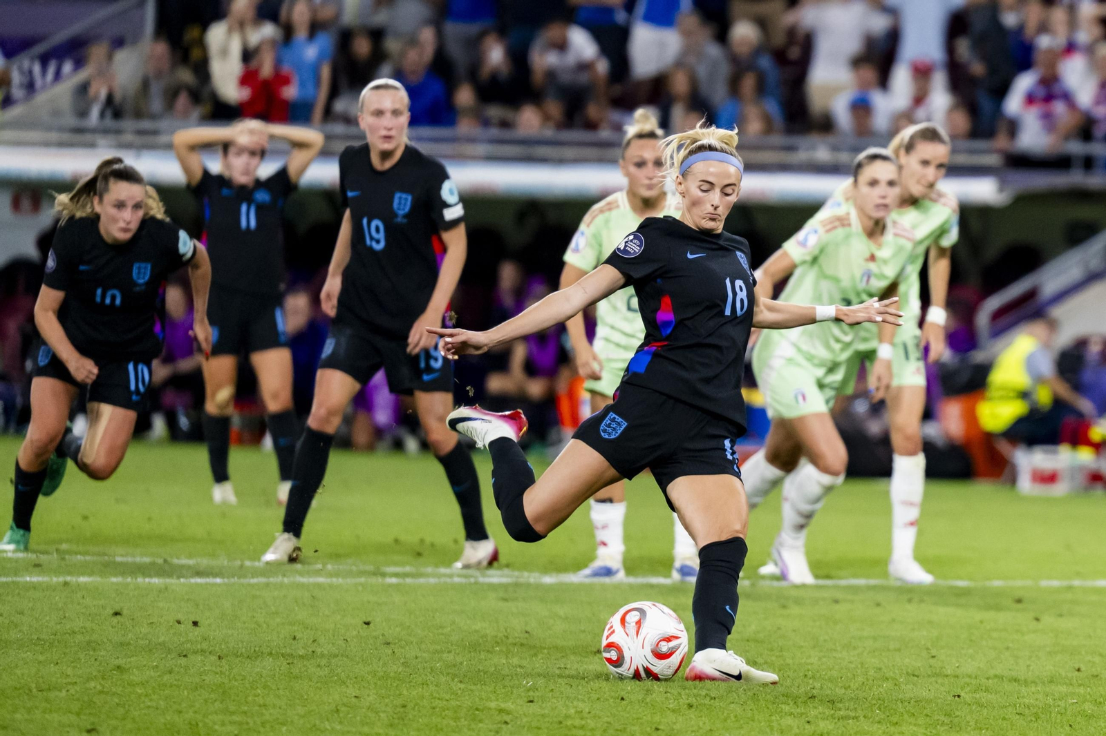 Las imágenes del Inglaterra-Italia