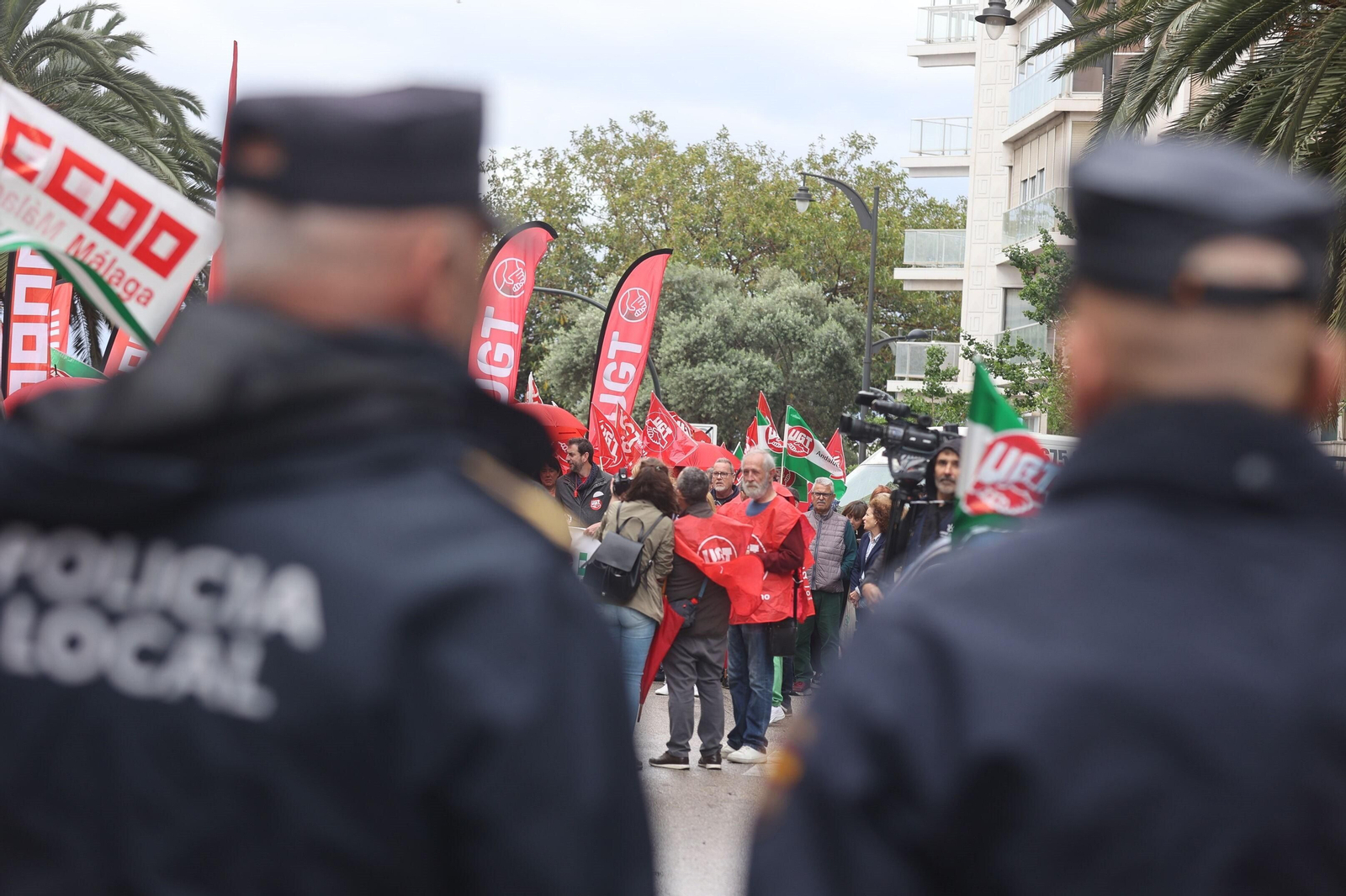 La manifestación del 1 de mayo en Málaga, en fotos