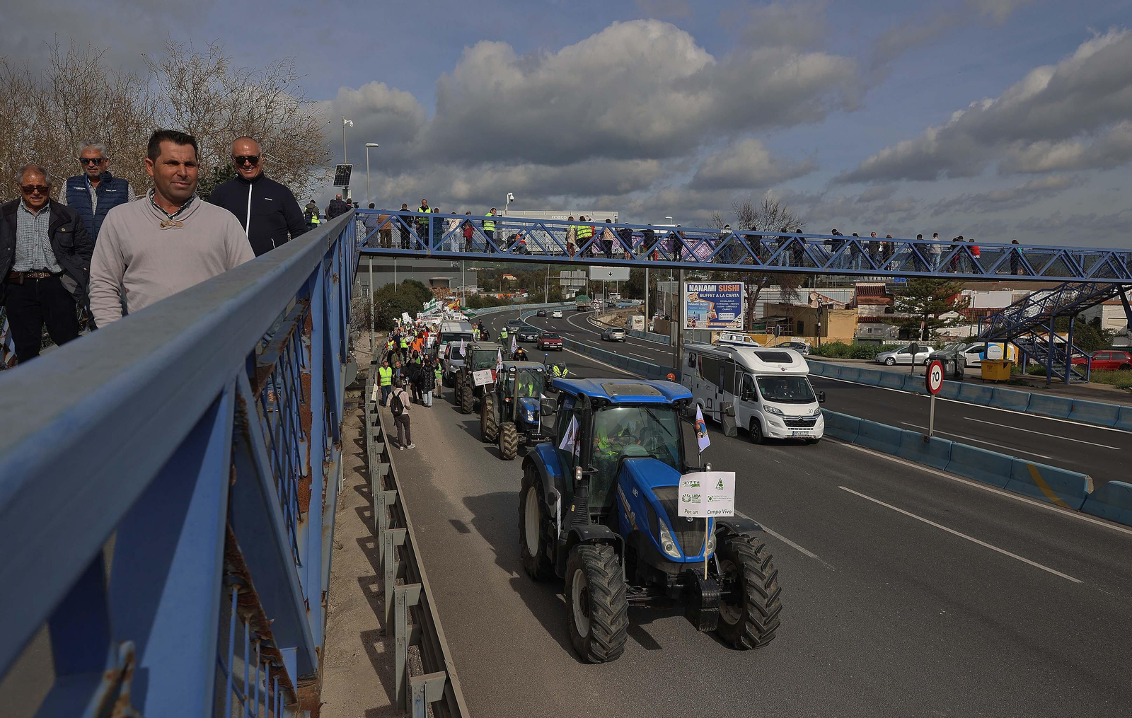 Imágenes de las protestas de los agricultores en Algeciras