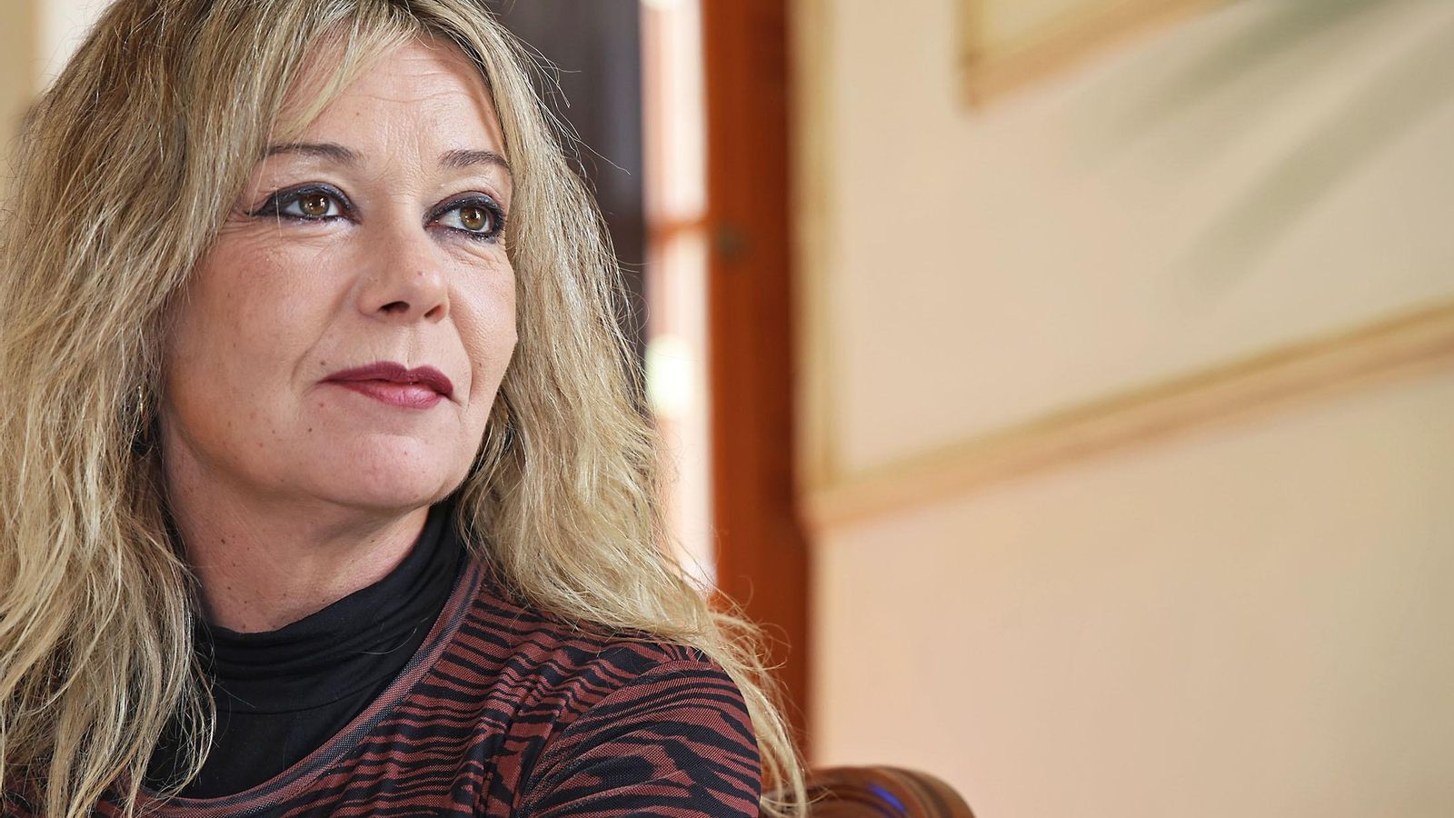 Rocío Cárdenas, durante la entrevista concedida a Huelva Información.