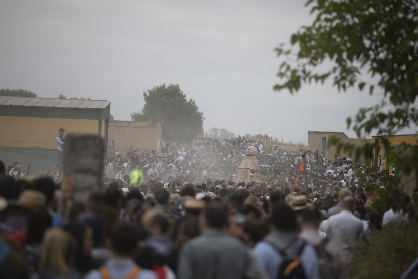 Imágenes del traslado de la Virgen del Rocío de Almonte hasta El Chaparral