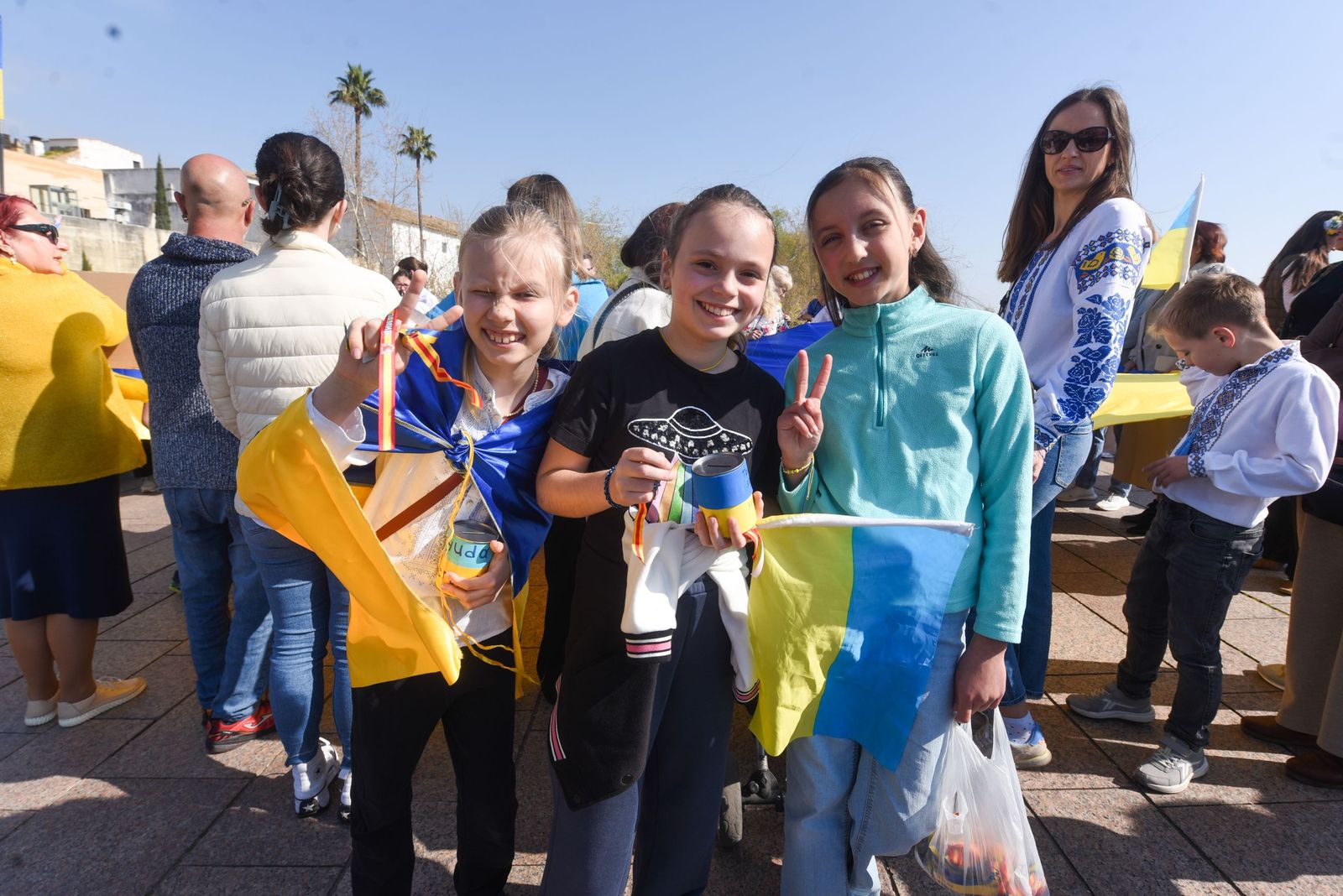 El pueblo ucraniano exige desde Córdoba libertad para Ucrania cuatro años después de la invasión rusa