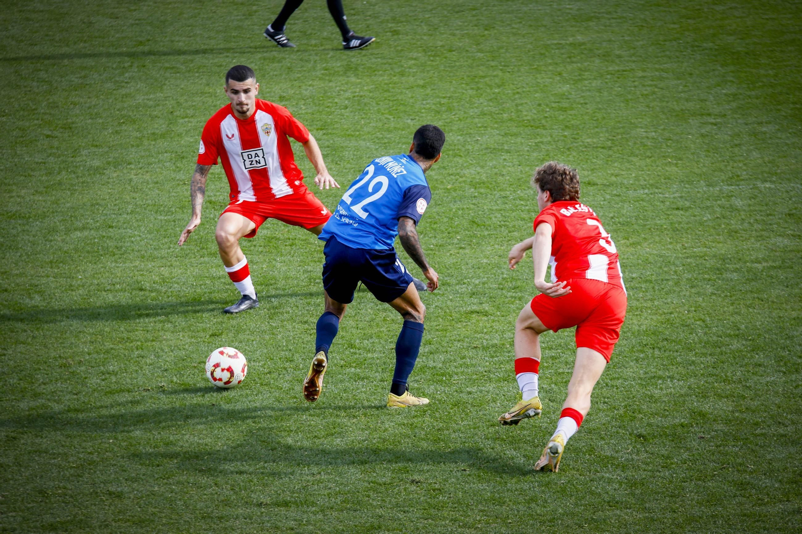 Imágenes del partido entre Almeria B contra Villanovense de segunda RFEF