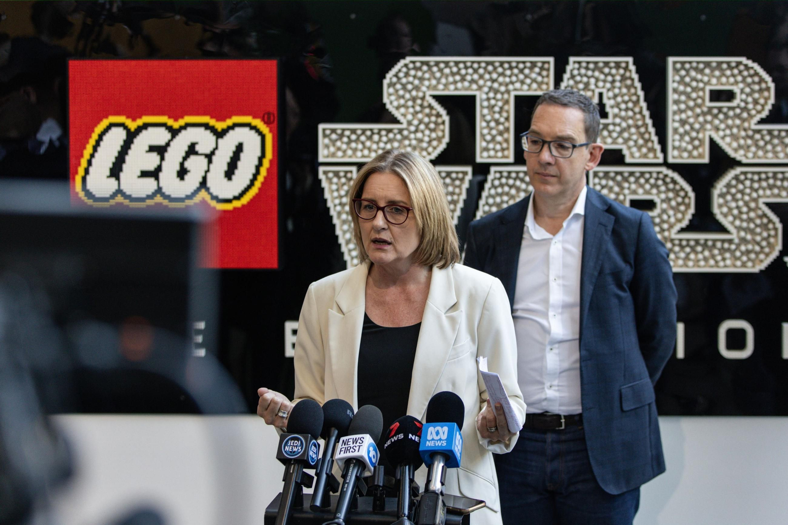 La exhibición a escala real de Star Wars hechas con Lego: las imágenes harán las delicias de los fans de la franquicia