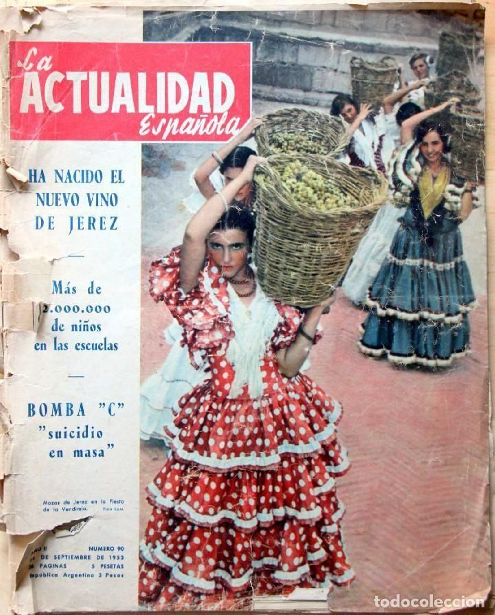 Portada de La actualidad española dedicada a Jerez.