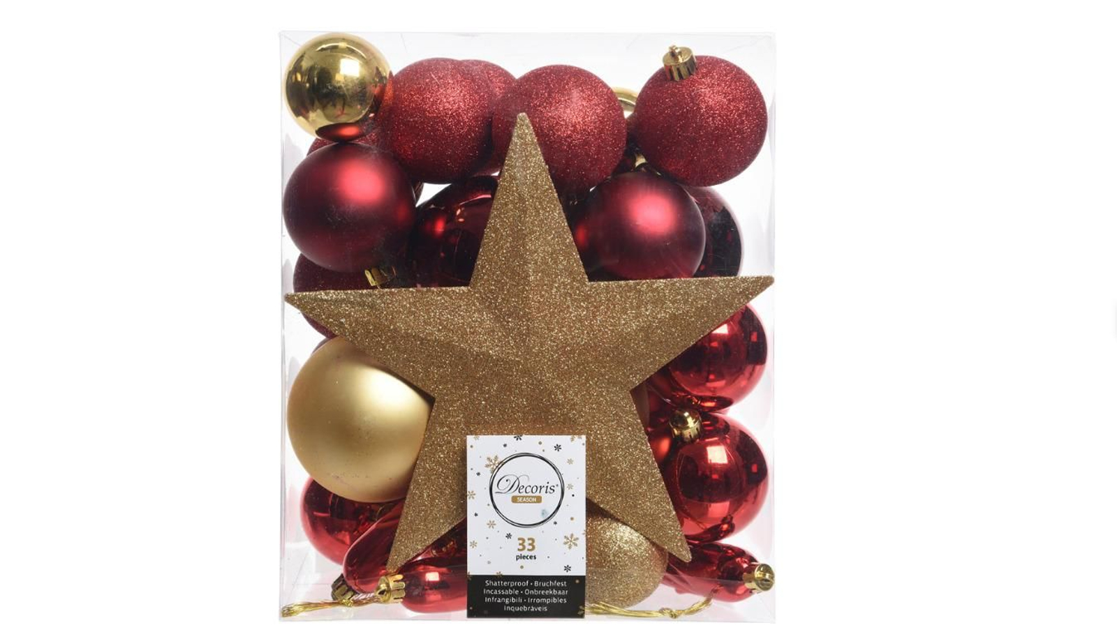 Set de 33 Bolas de decoración