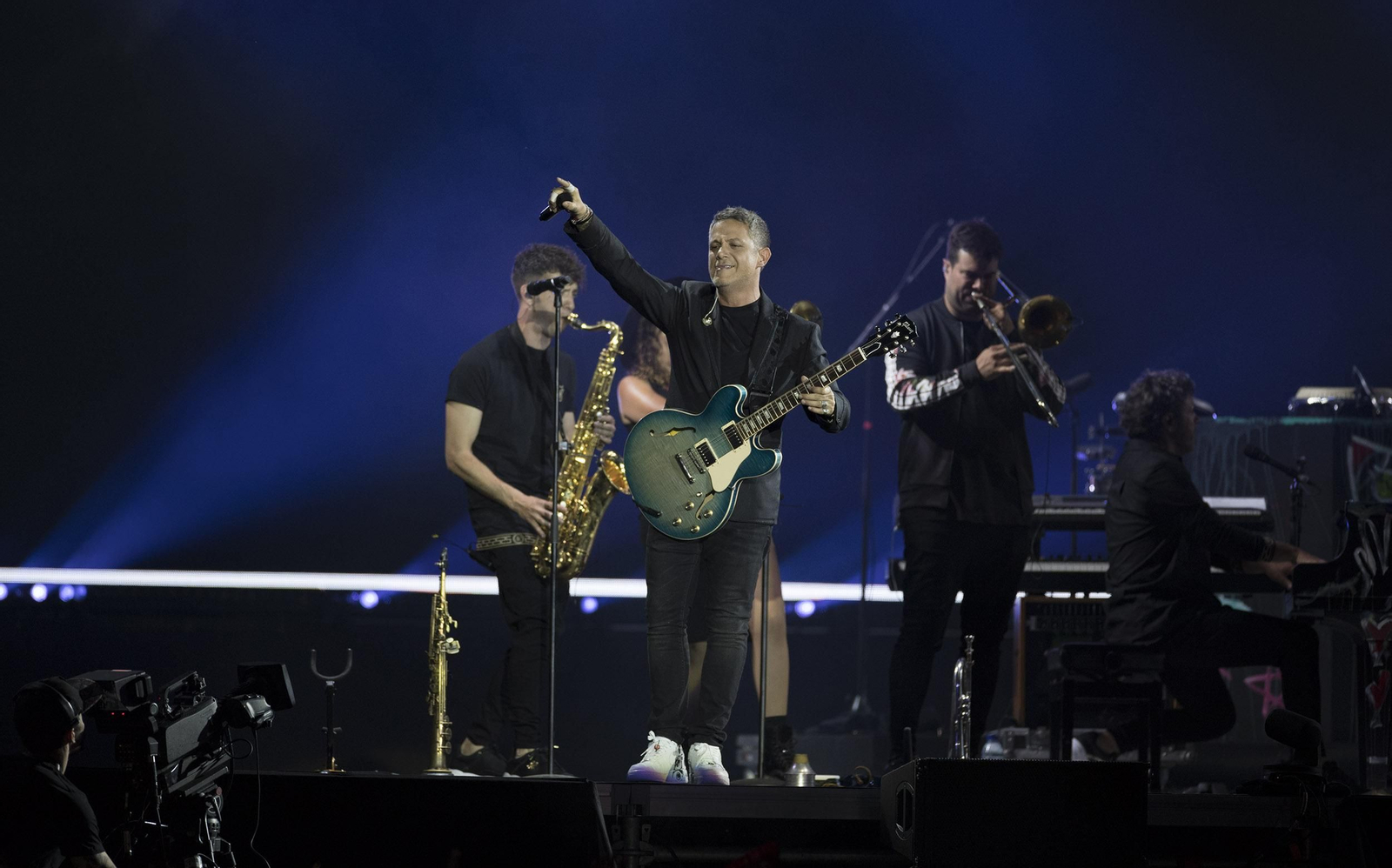 Las imágenes del concierto de Alejandro Sanz