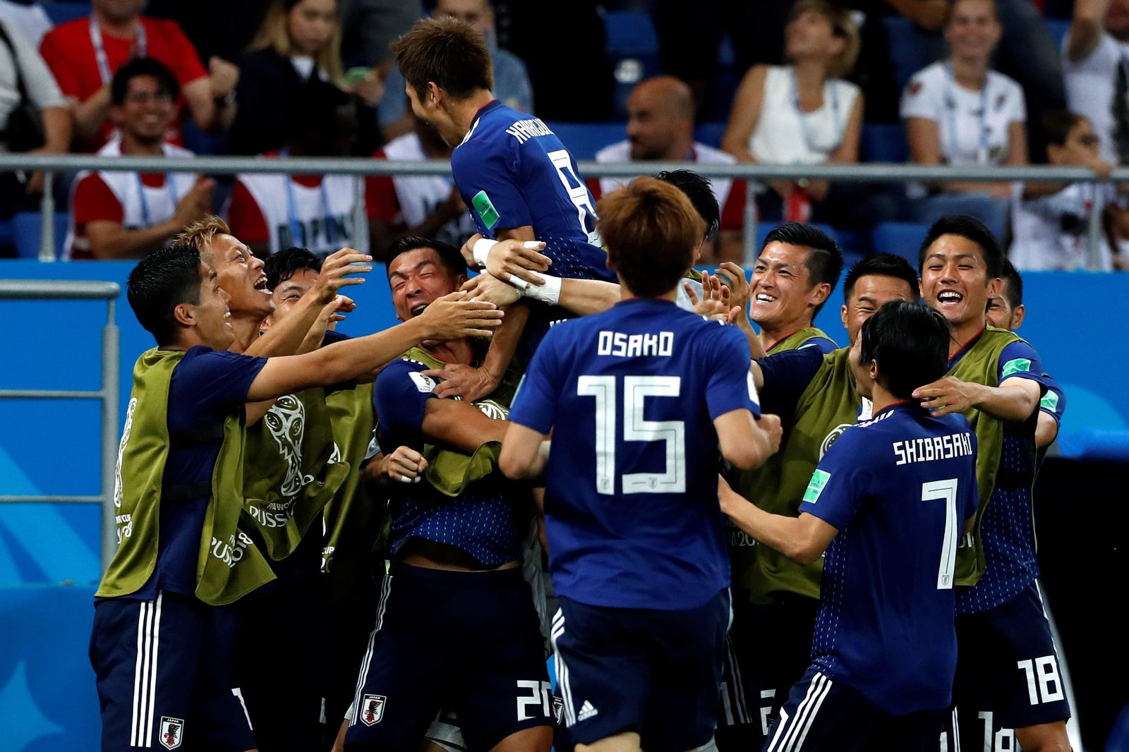 Las imágenes del Bélgica-Japón