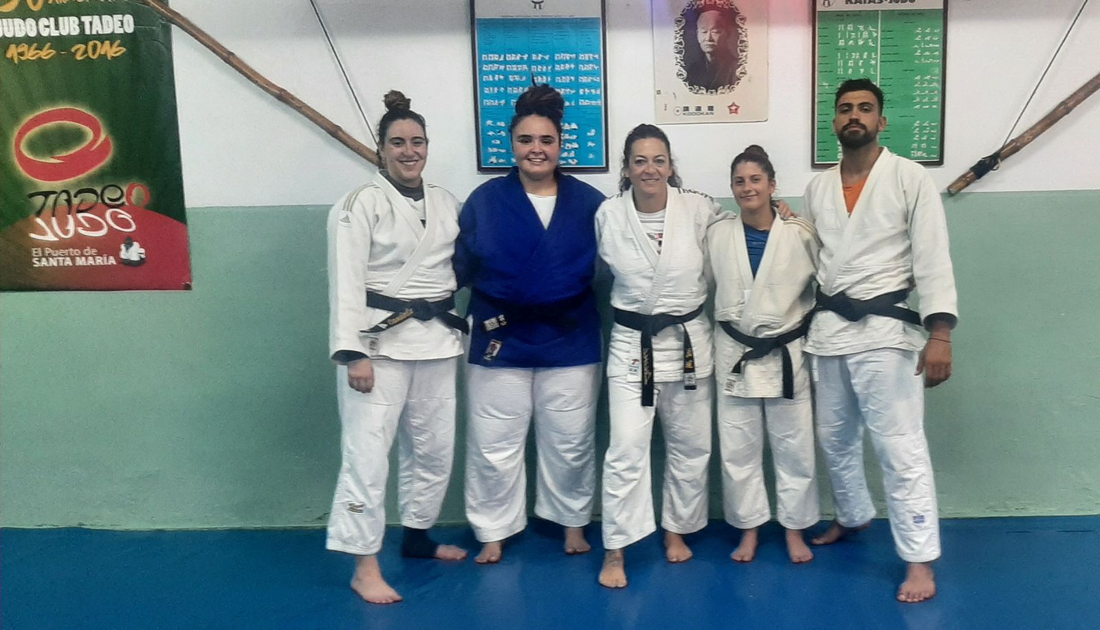 Los deportistas que participarán en el Campeonato de España de Judo Sector Sur.