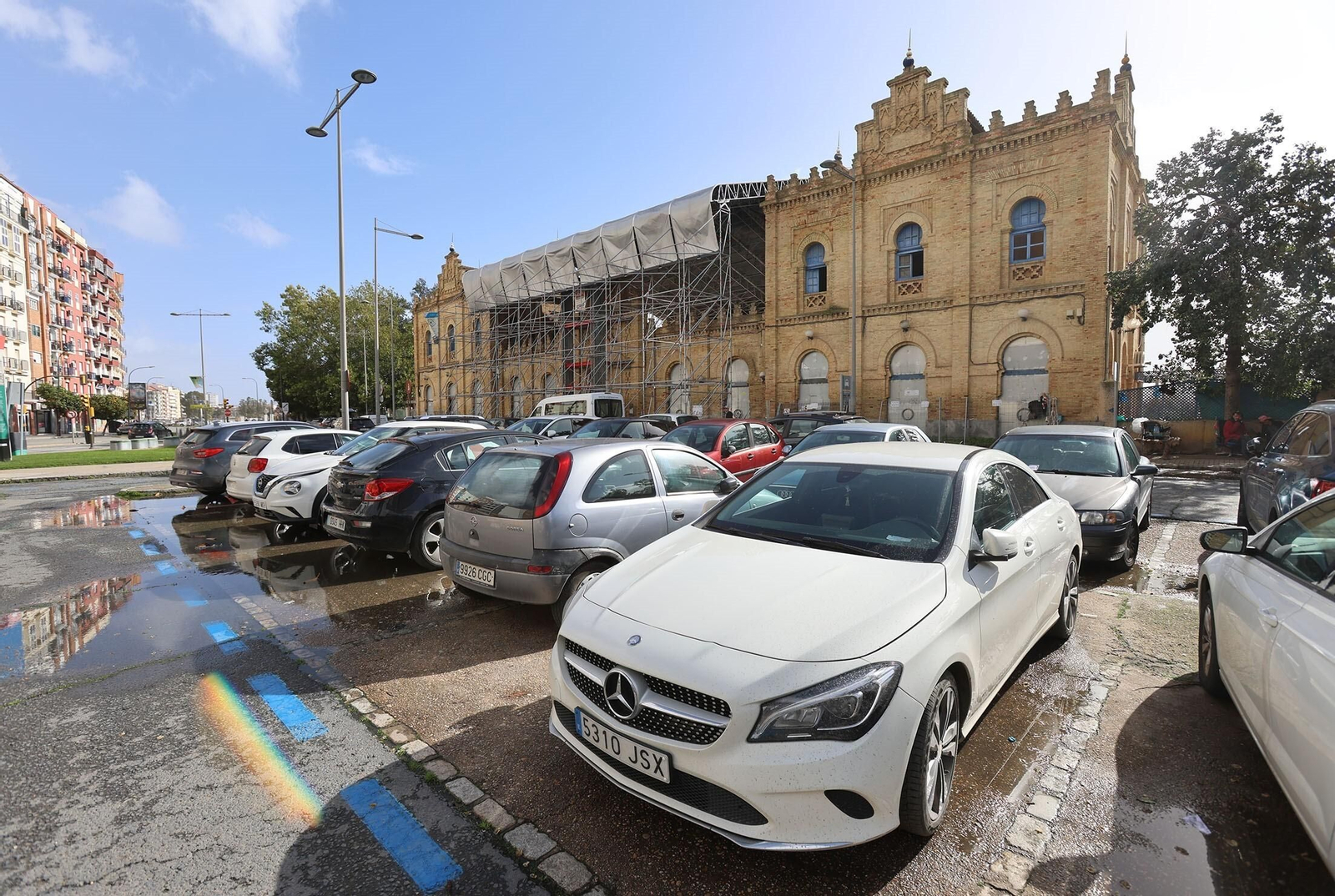Espacio en el que se construirá la plaza con parking subterráneo.