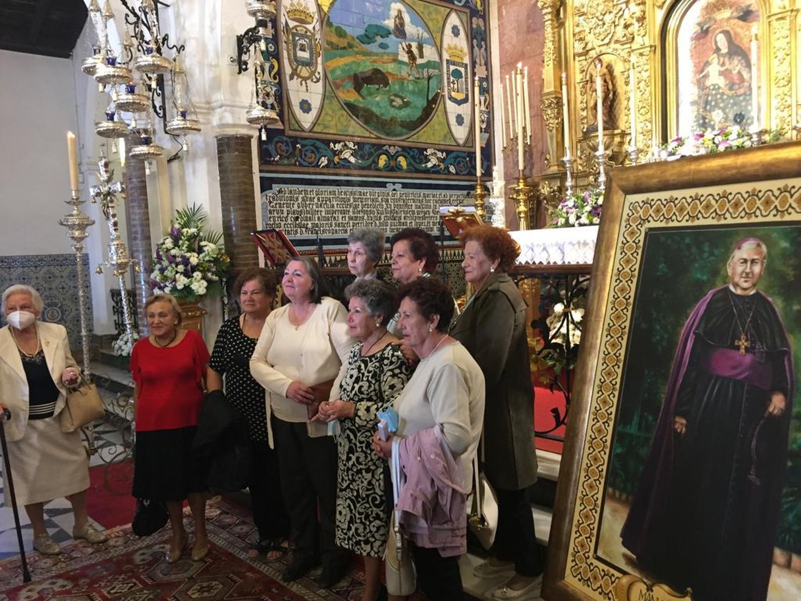 Clausura del Año Jubilar del Centenario de las Misioneras Eucarísticas de Nazaret  (Hermanas Nazarenas) fundadas por San Manuel González, en el santuario de Nuestra Señora de la Cinta.