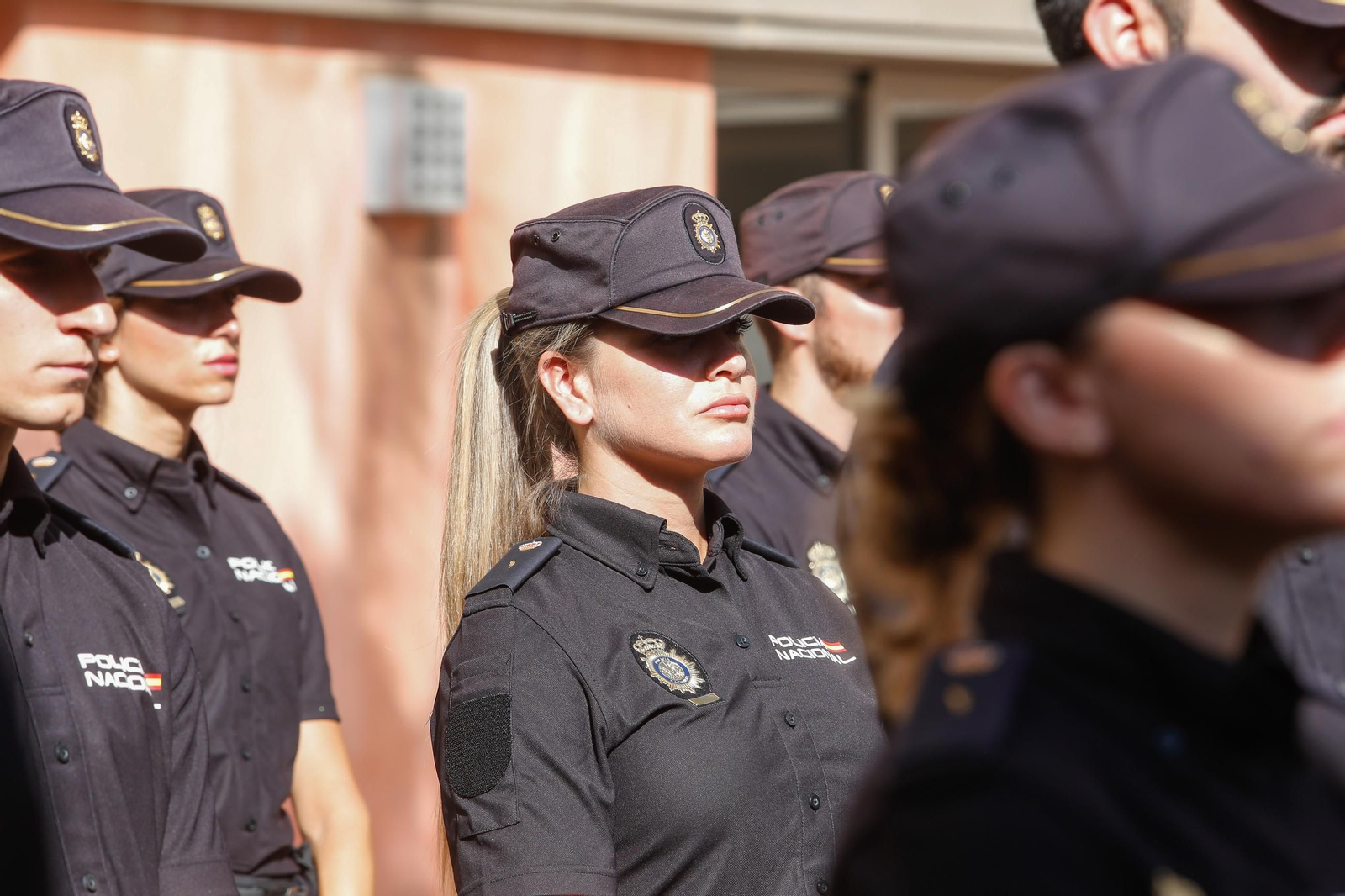 Acto de presenación de los nuevos alumnos de la Escuela Nacional de Policía en Algeciras