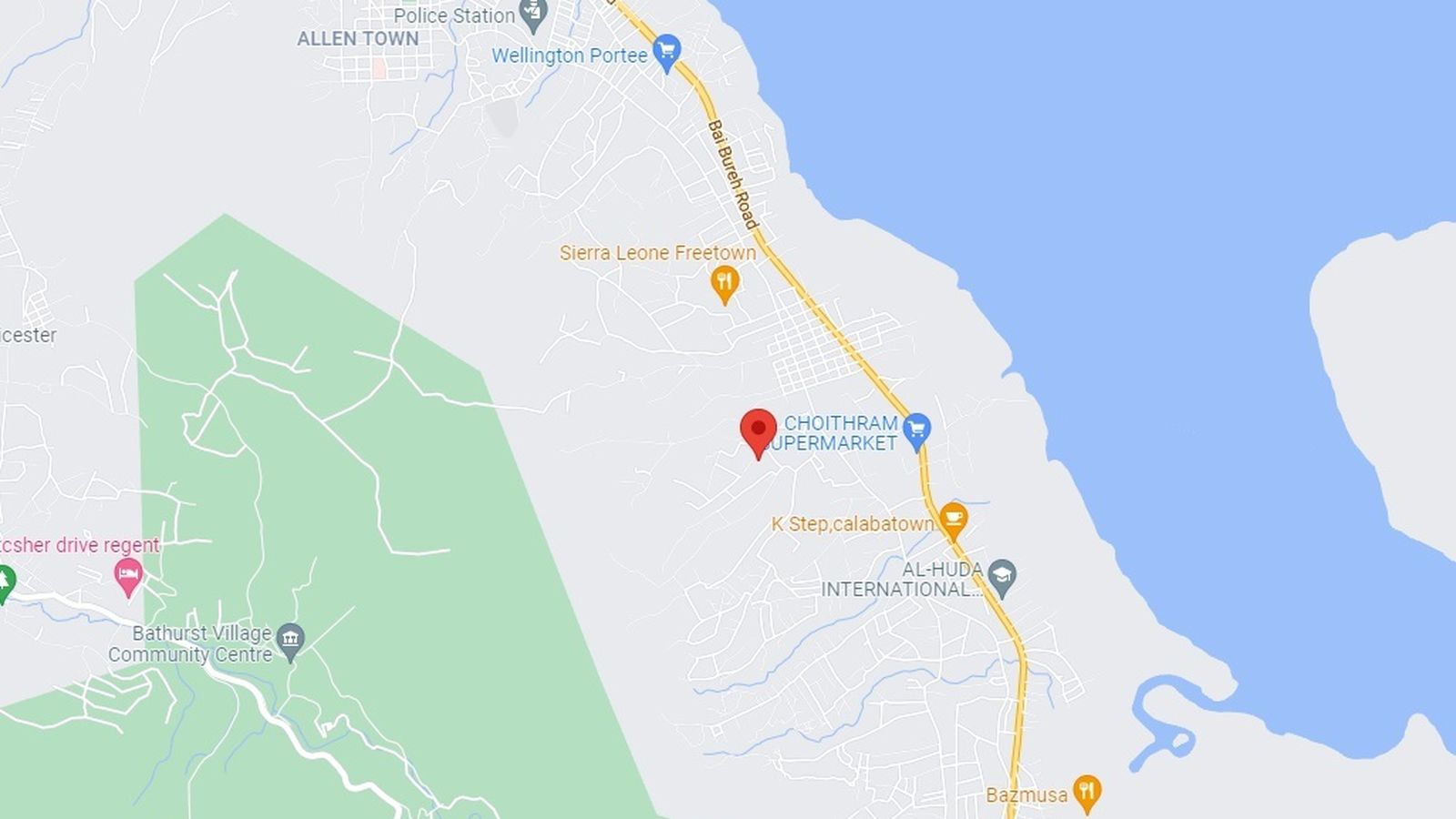 Mapa de la explosión.