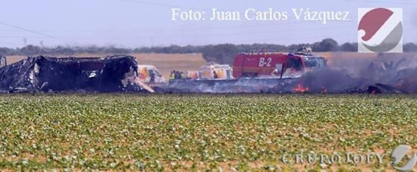 Las imágenes del accidente del A400M