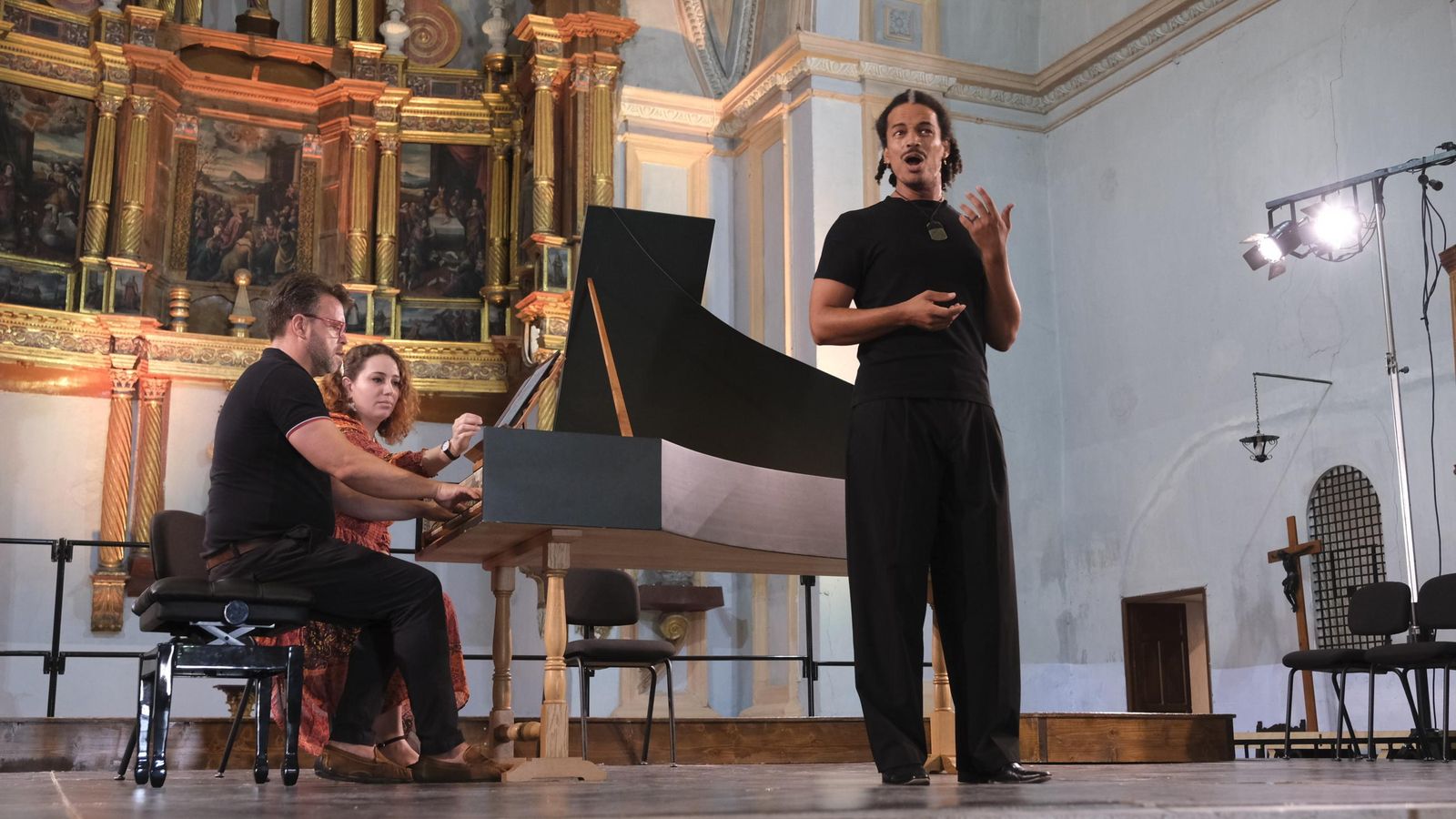 Coco Díaz durante su actuación.