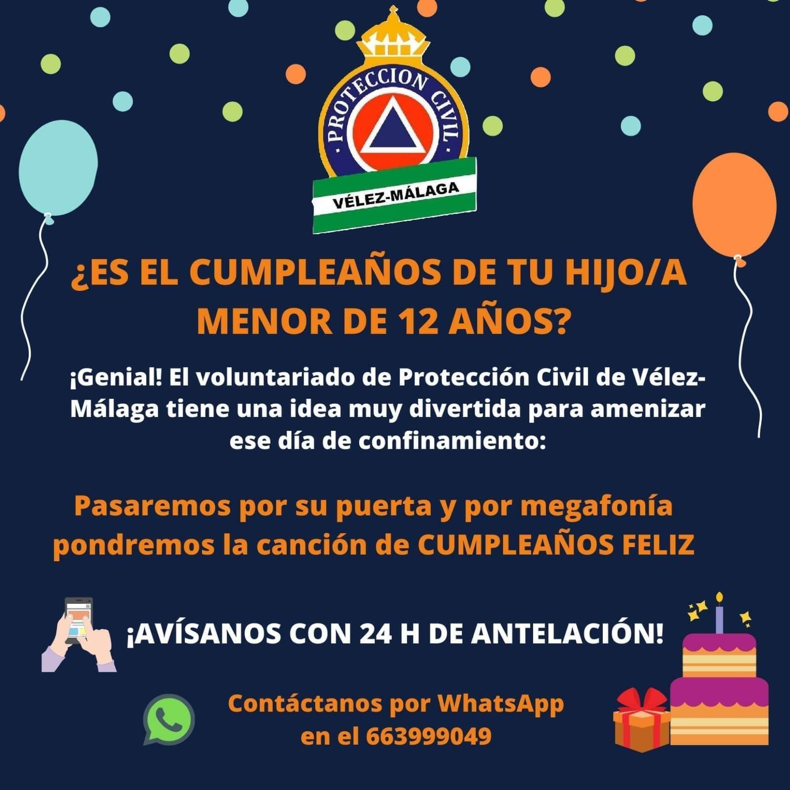 Un cumpleaños especial en Vélez-Málaga en tiempos de coronavirus