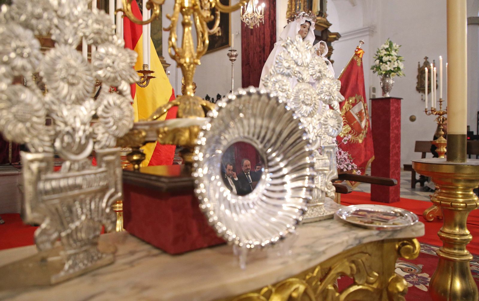 Fotos de la misa de despedida de la Virgen Santa María La Coronada en San Roque