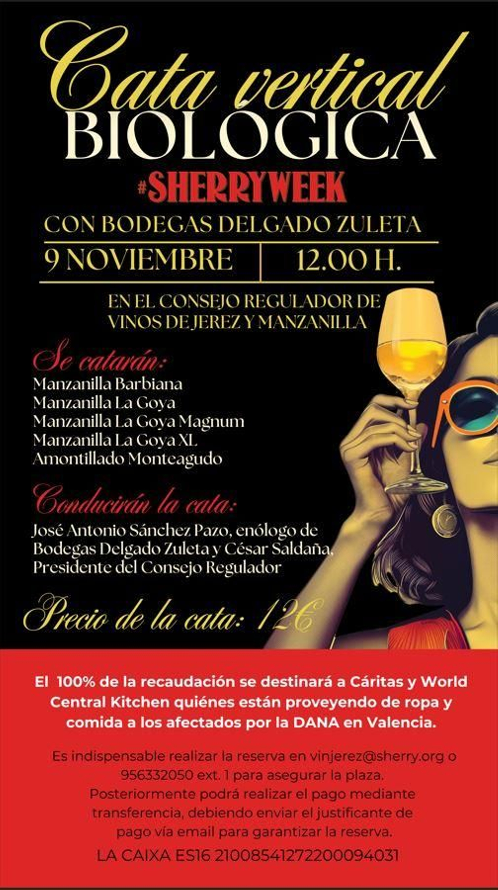 Cartel anunciador de la cata. Cartel anunciador de la cata.