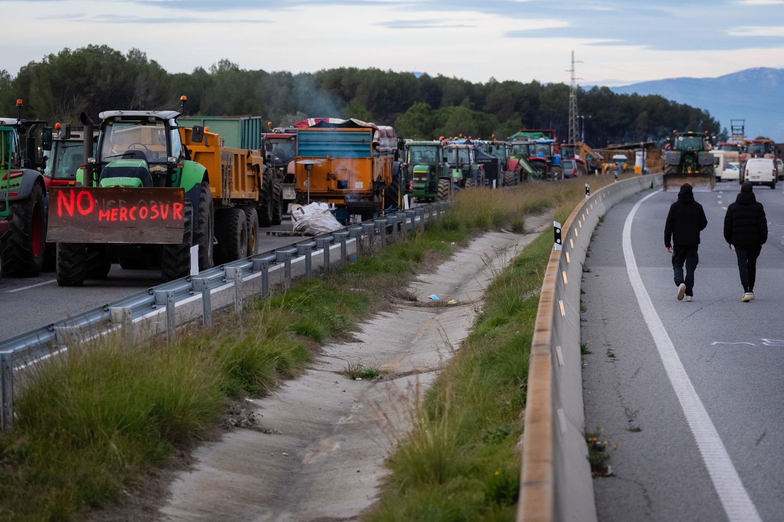 Cortes de carretera en Cataluña