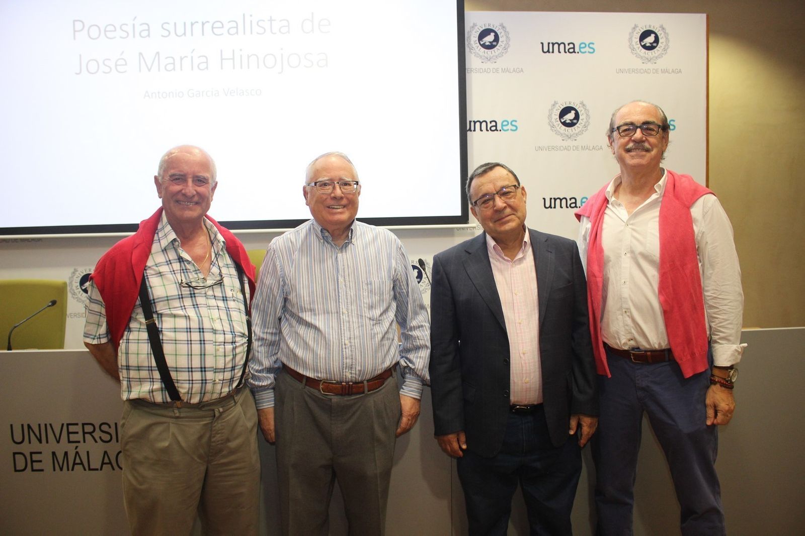 Antonio Porras, Ricardo Hernández, Antonio García Velasco y Jesús García Gallego.