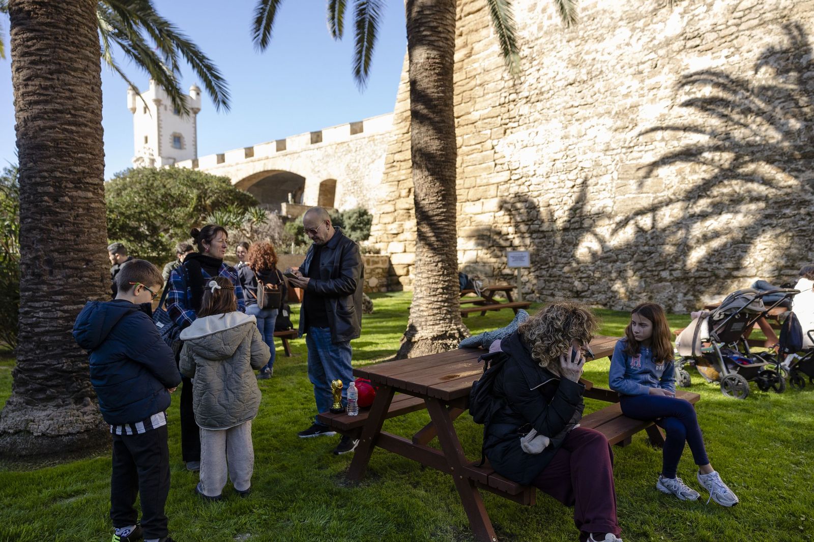 Las imágenes de la inauguración del nuevo espacio infantil en el foso del Pelícano