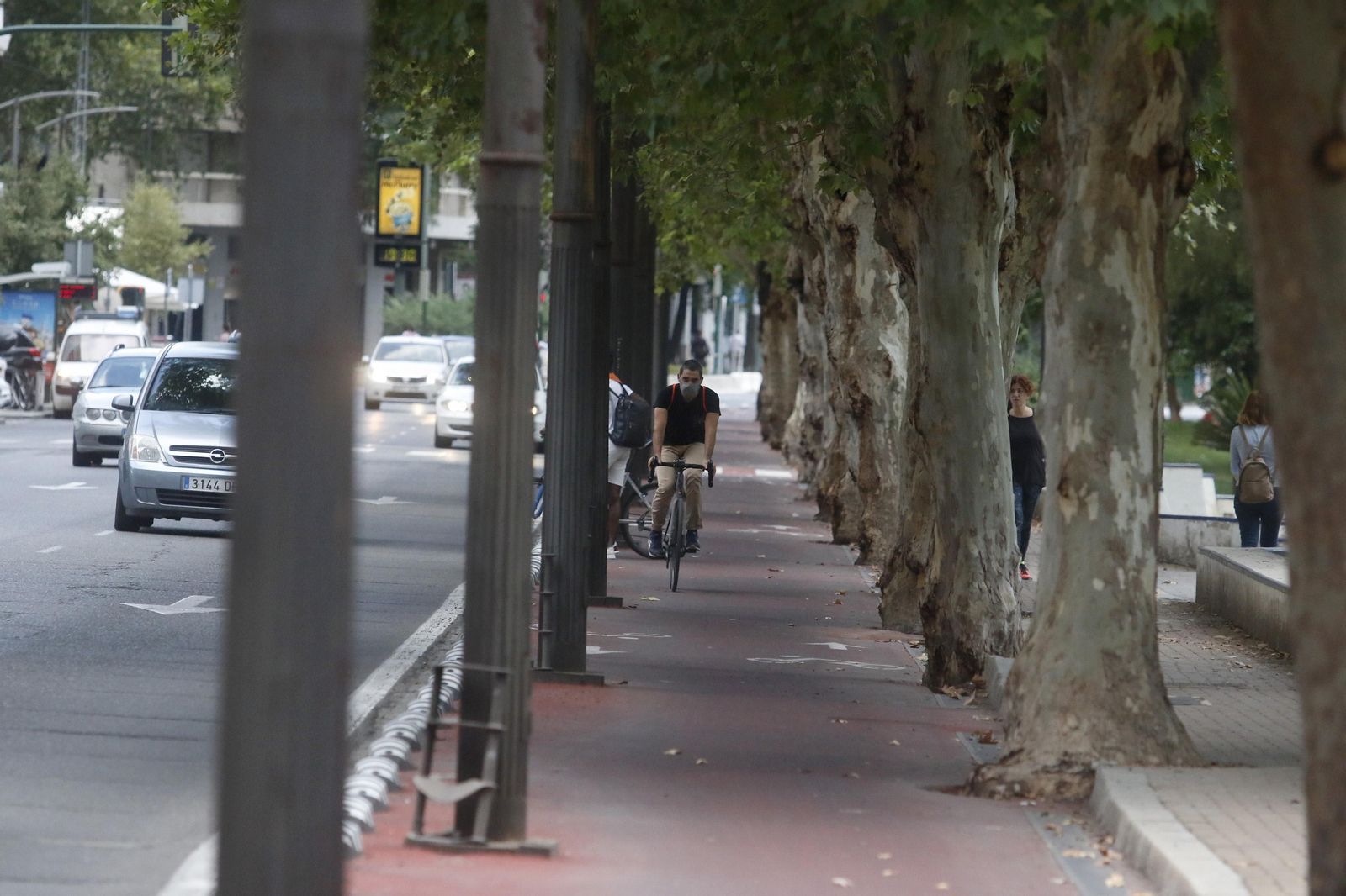 Carril bici en Córdoba.