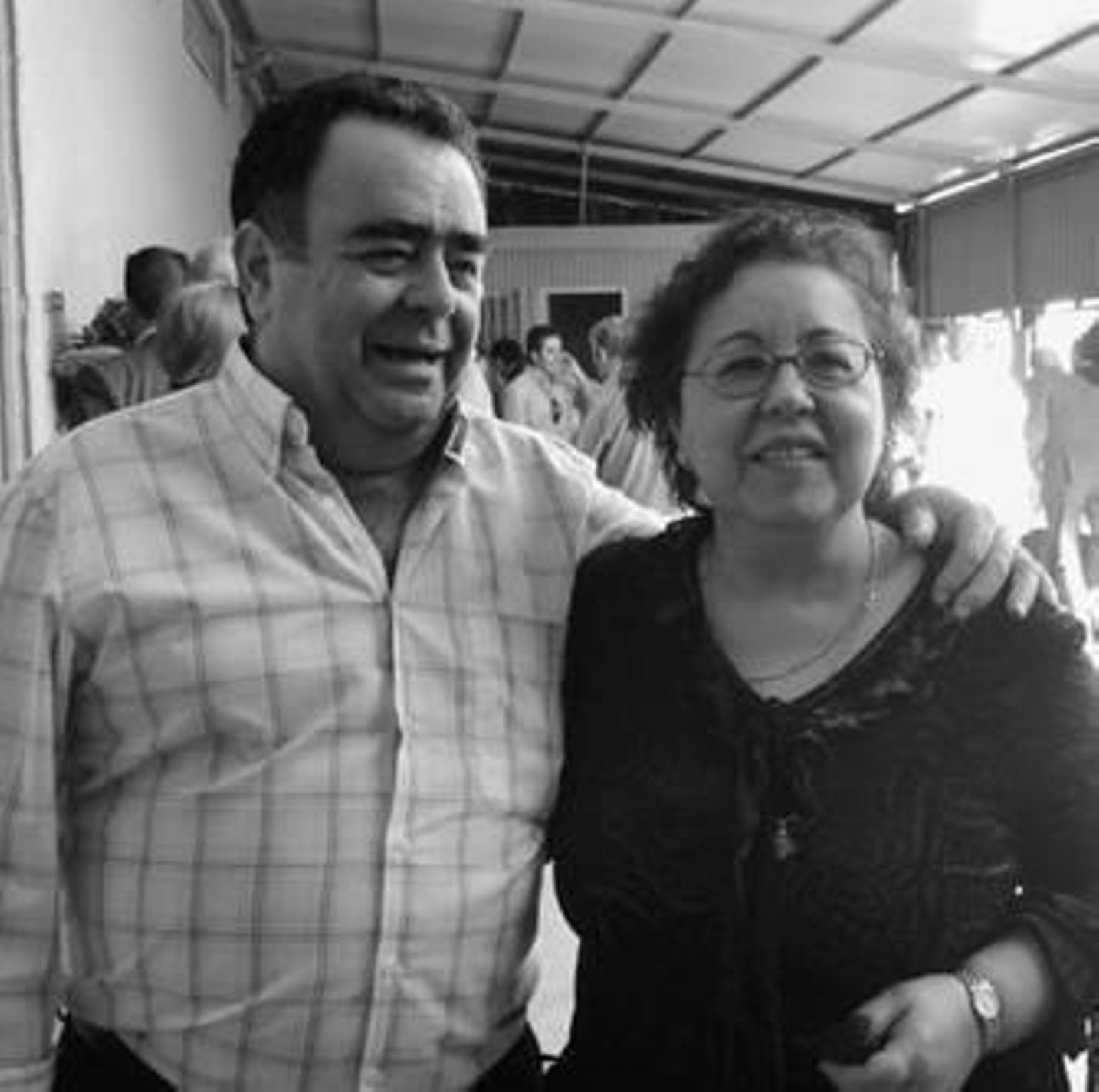 Emilio de la Riva y su esposa Conchi Fernández.