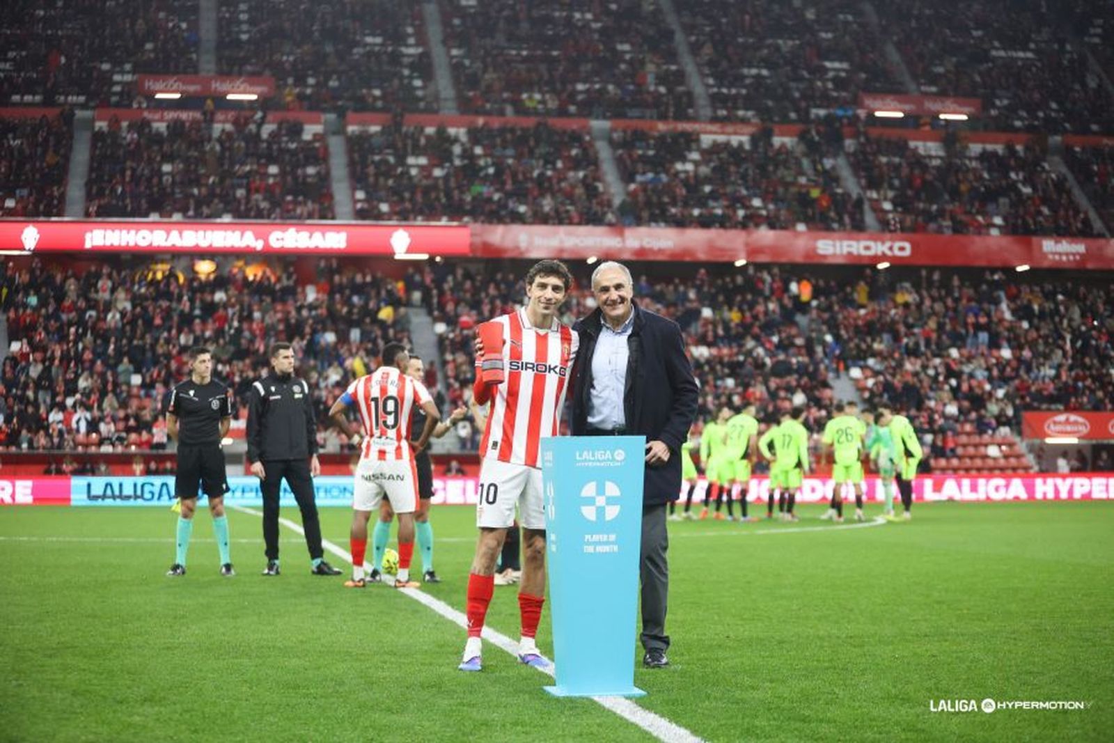 El Sporting golea al colista Mirandés, próximo rival del Málaga CF