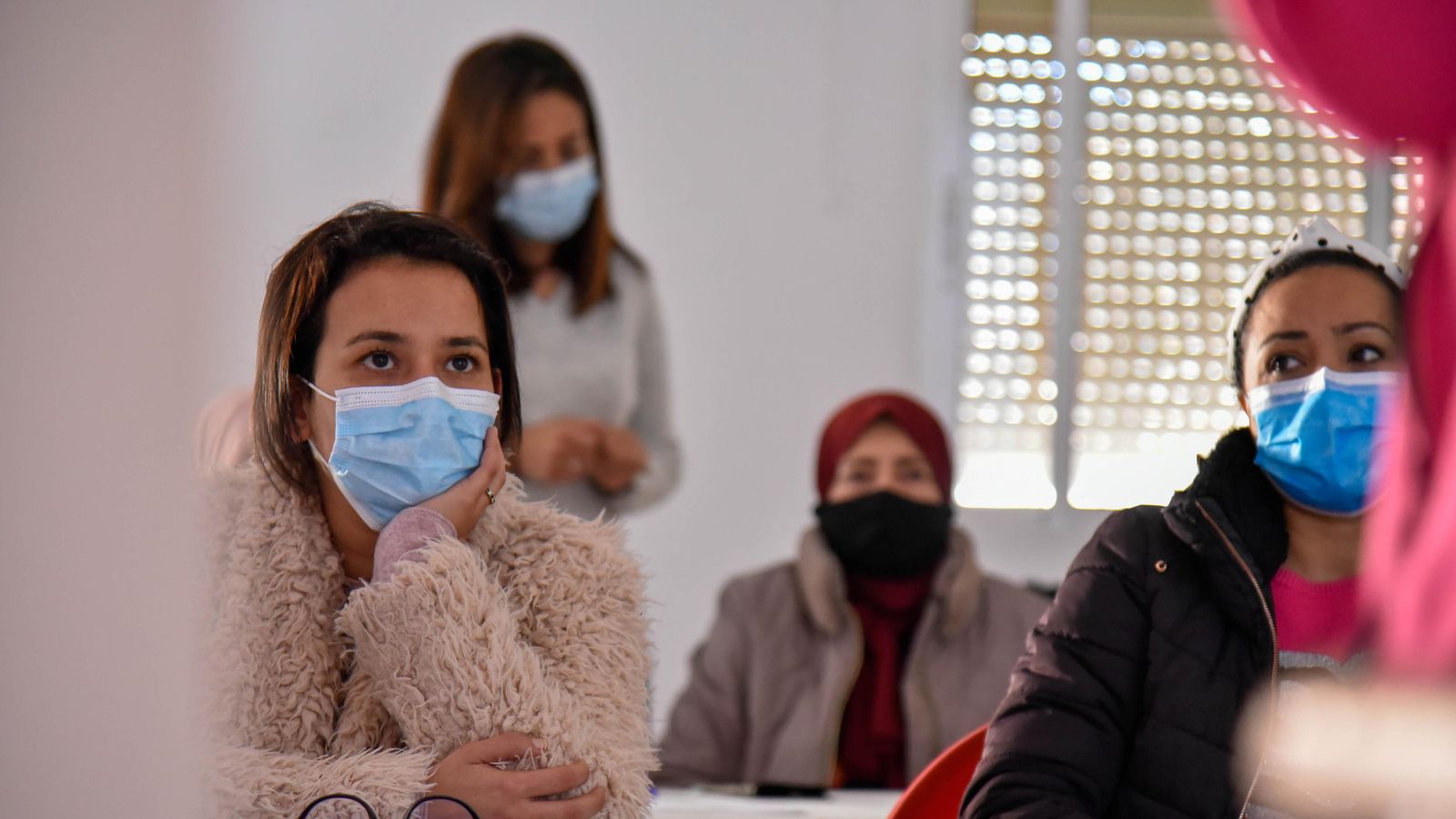 Alumnas del programa en una de las sesiones.