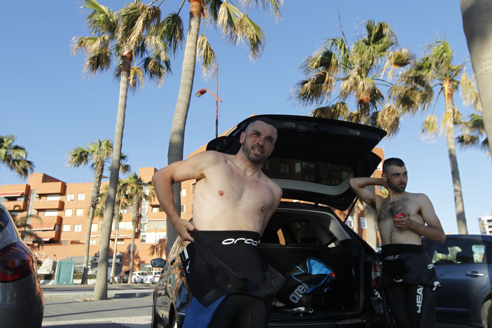 Galería gráfica entrenamiento paratriatleta Jairo Ruiz. Almería