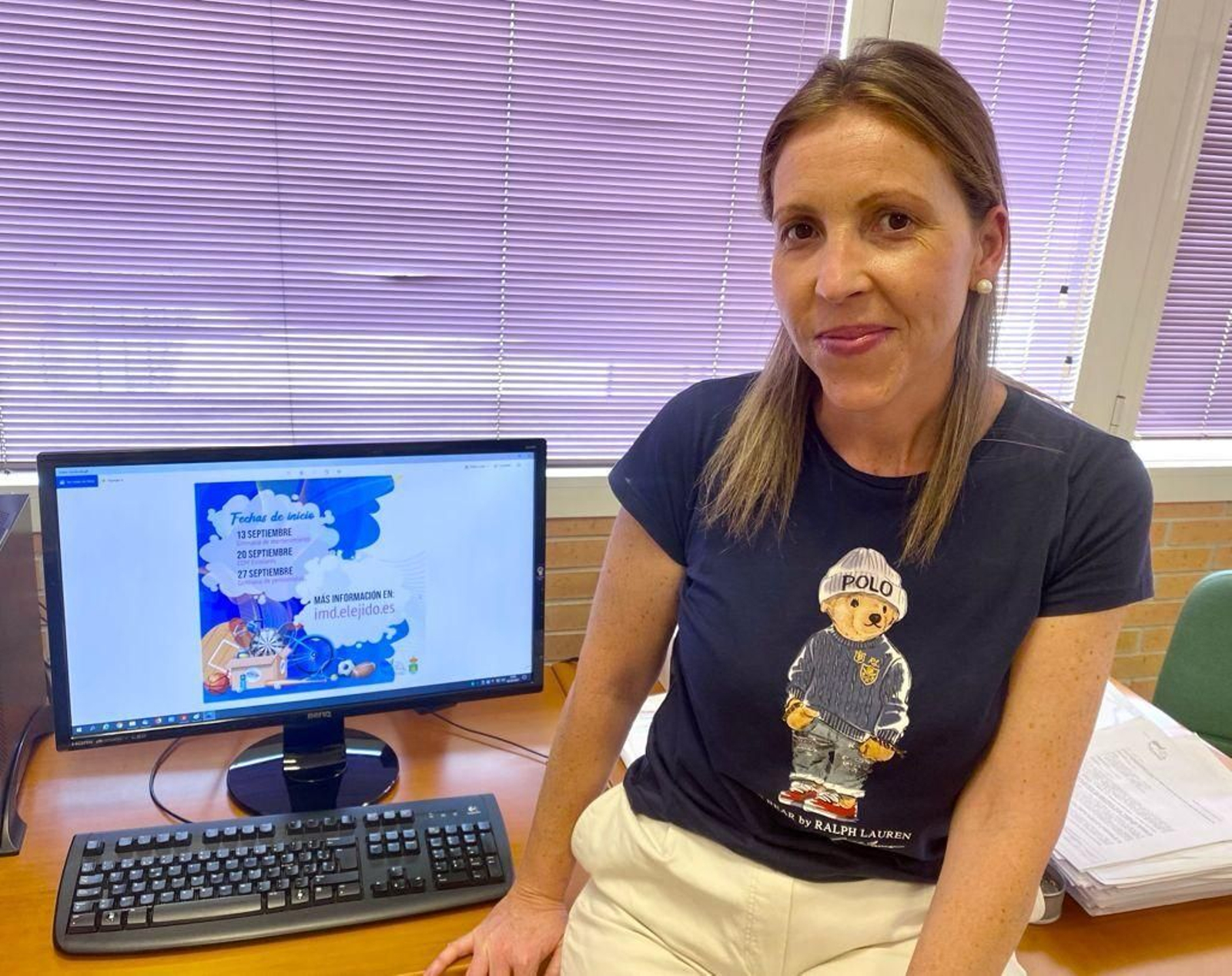 María José Martín, edil de Deportes de El Ejido.