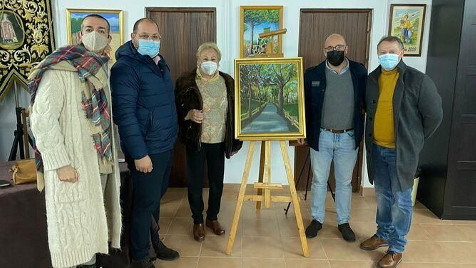 La presentación del cartel anunciador de la festividad de San Antón en su 30 aniversario.