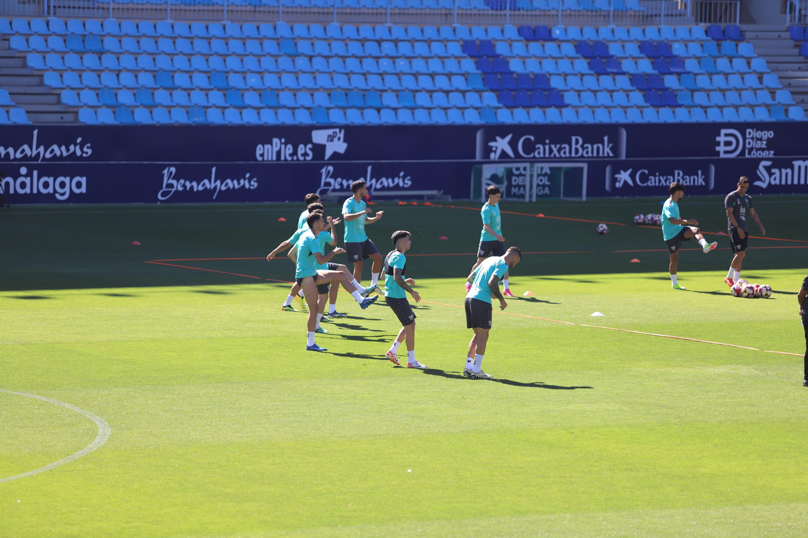 Las fotos del último entrenamiento del Málaga de la temporada
