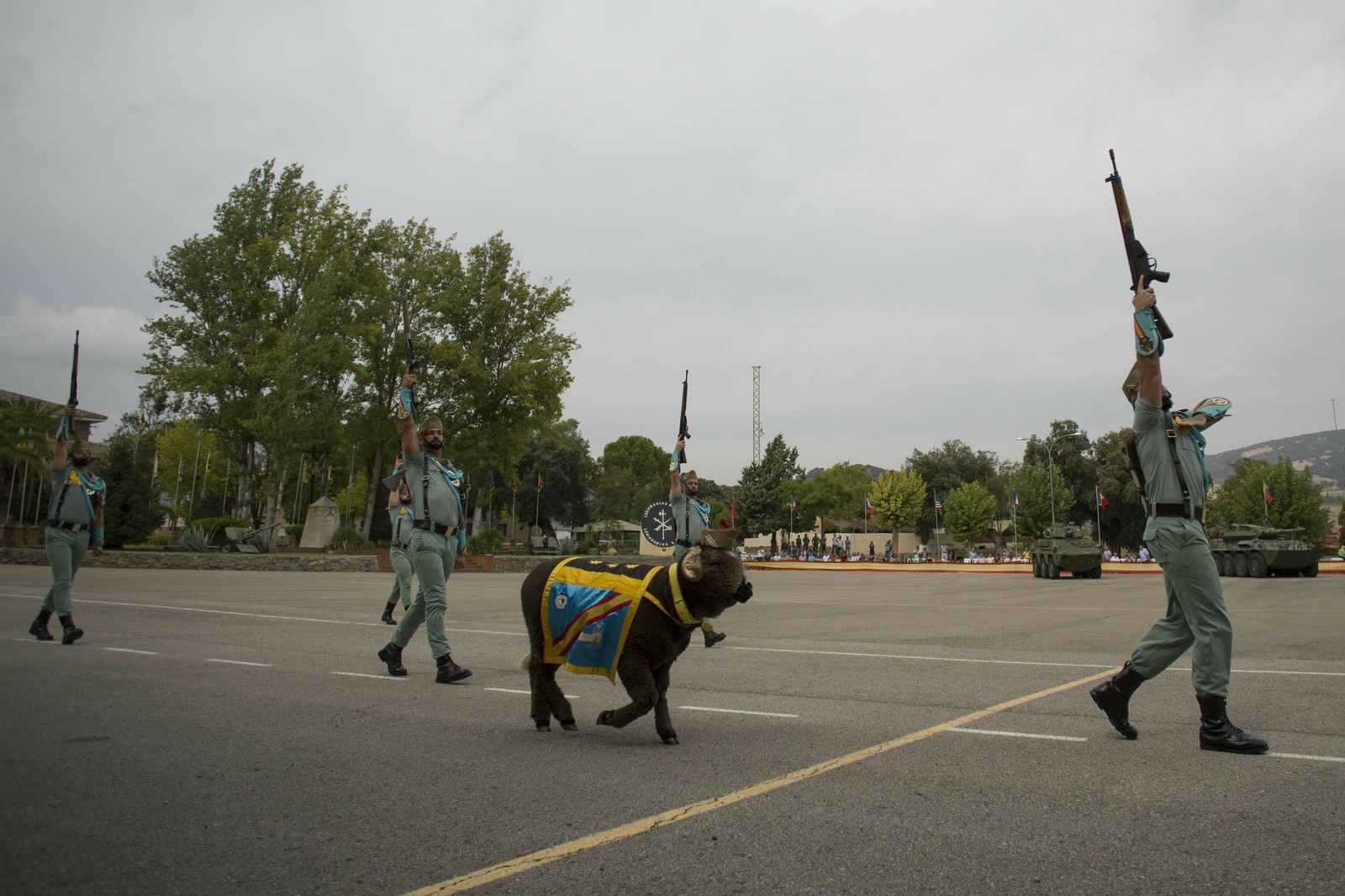 Parada militar de La Legión en su 99 aniversario