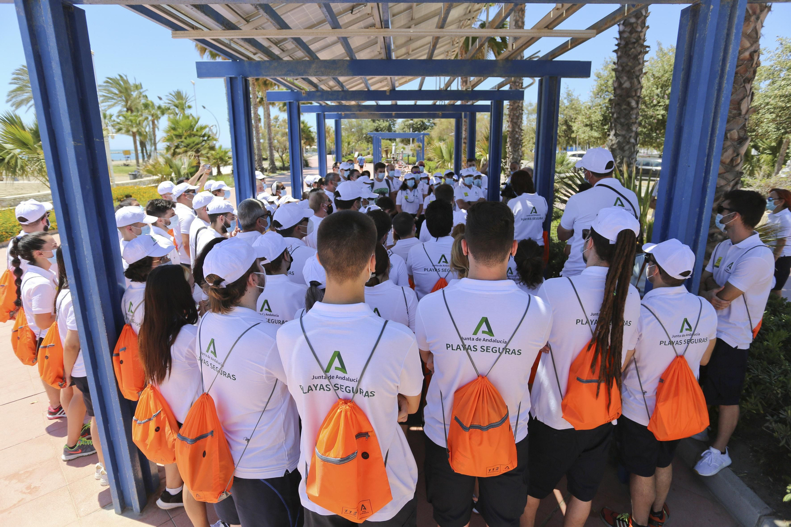 Fotos de los 90 vigilantes de la playa en Málaga capital