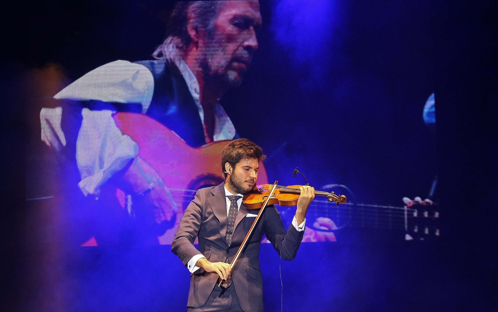 Paco Montalvo durante una actuación.