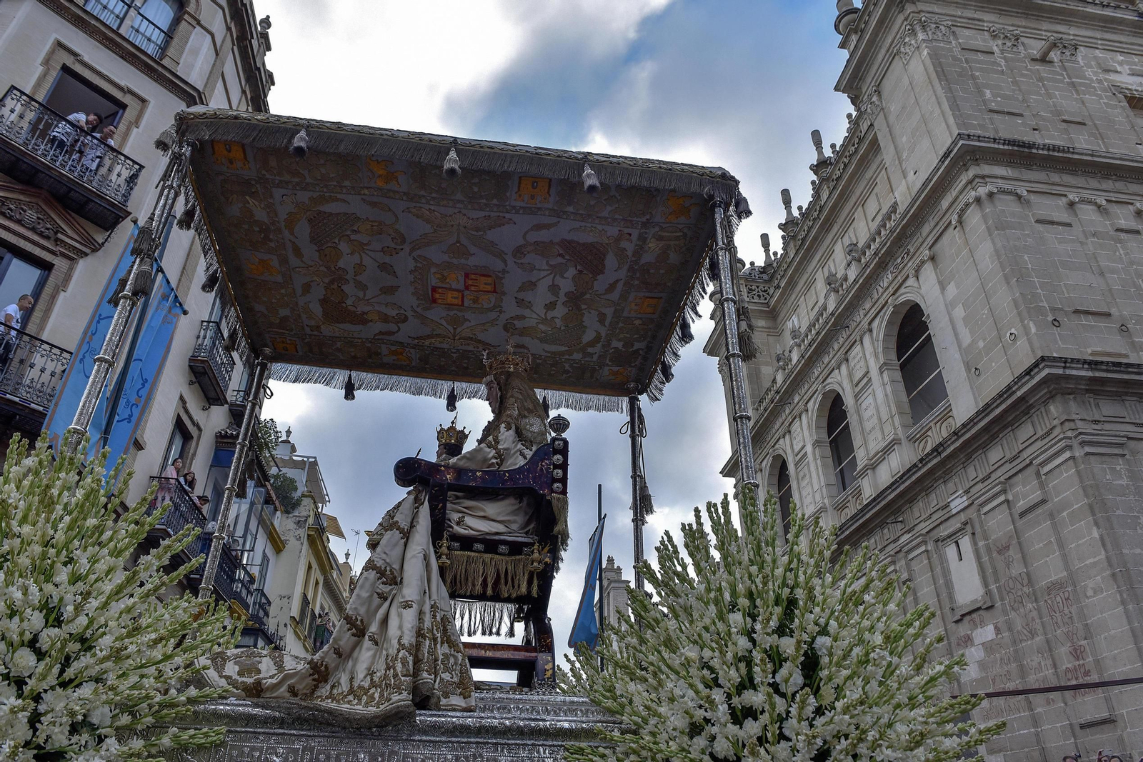 Las imágenes de la procesión de la Virgen de los Reyes