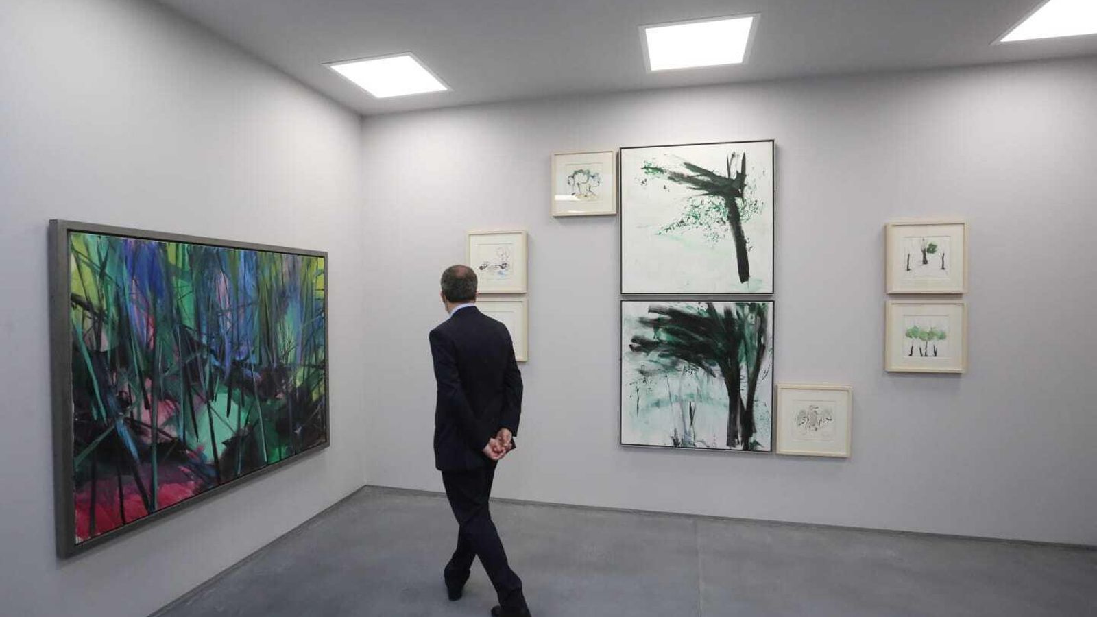 Una de las nuevas salas de exposiciones del centro.