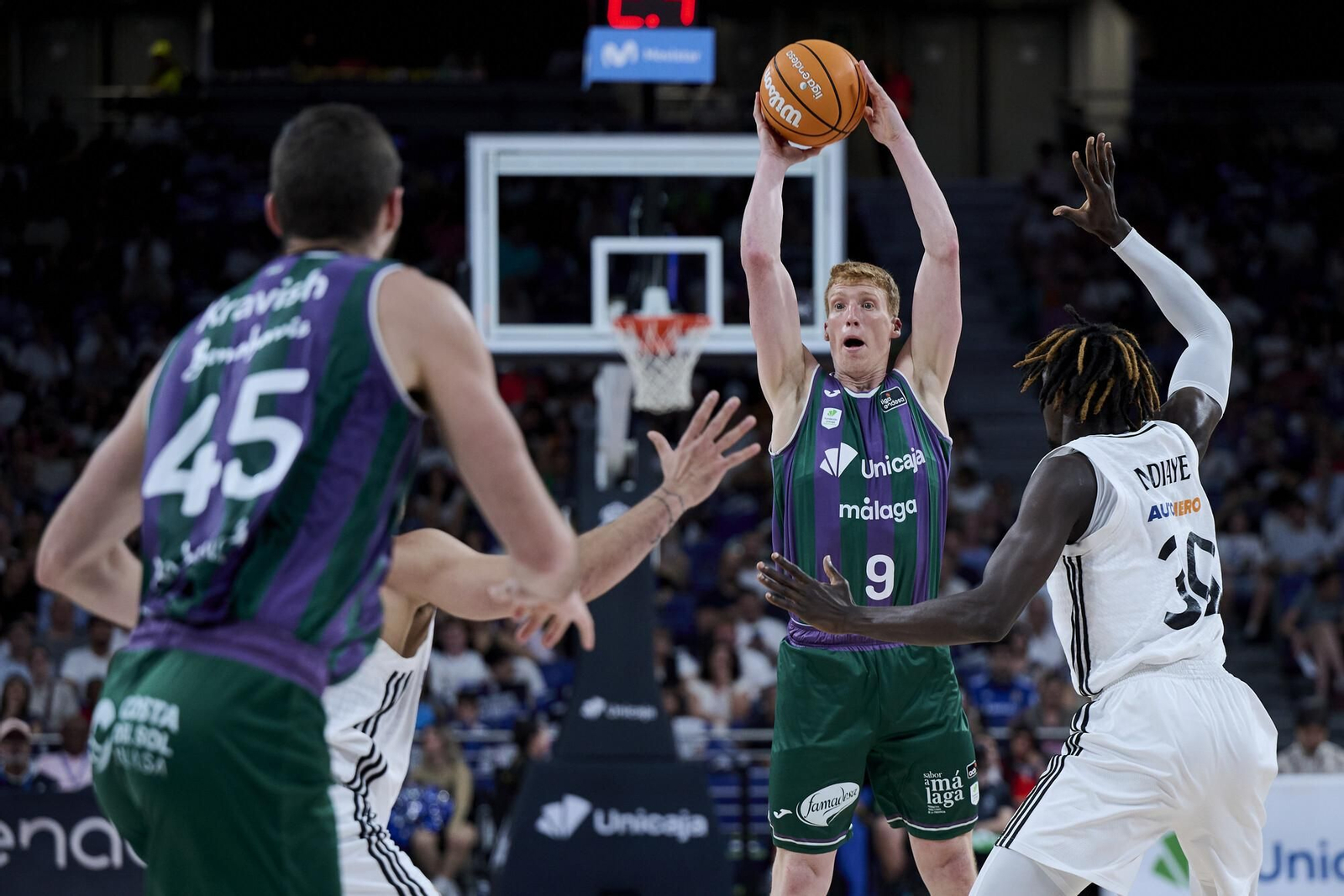 El Real Madrid-Unicaja en fotos