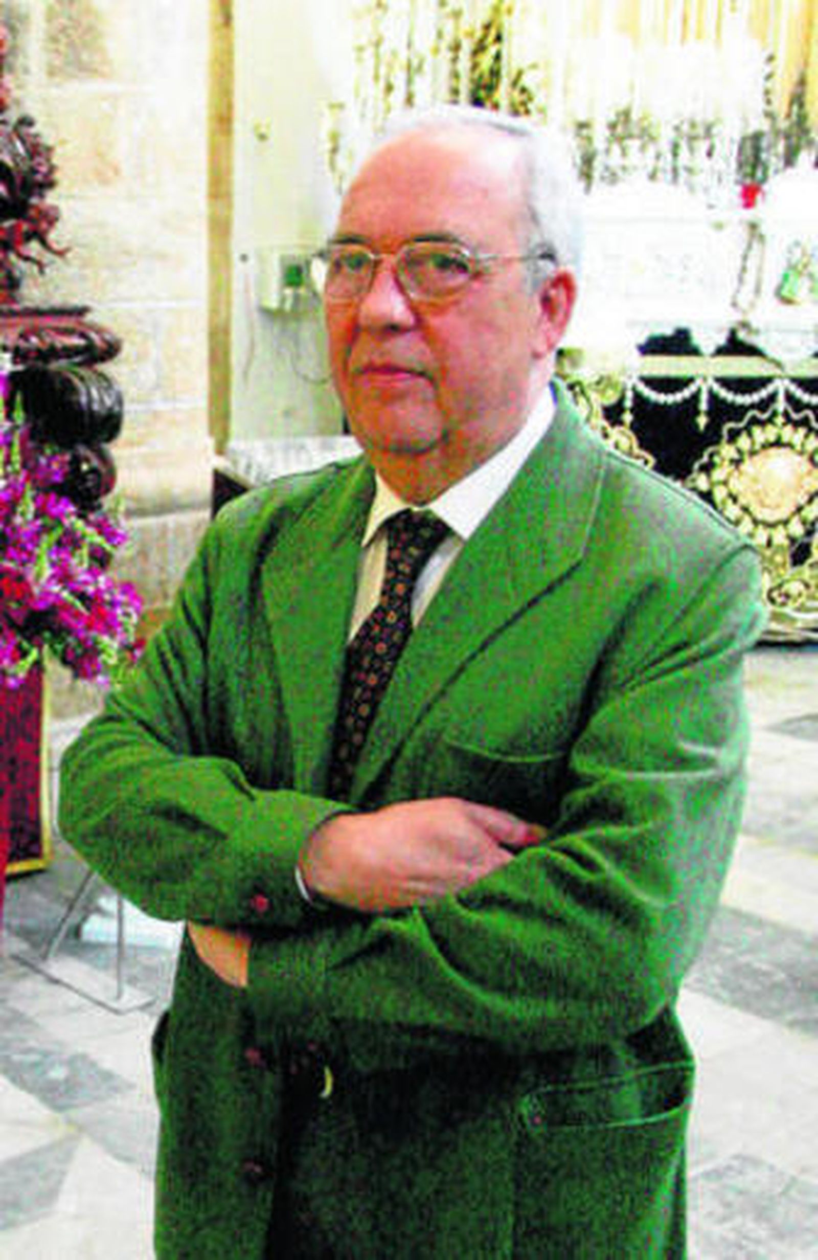 Manuel Garrido Serrano, en la parroquia de Santa Cruz.