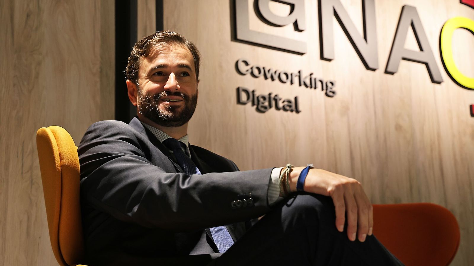 Daniel Toscano en las nuevas instalaciones del Coworking La Nao.
