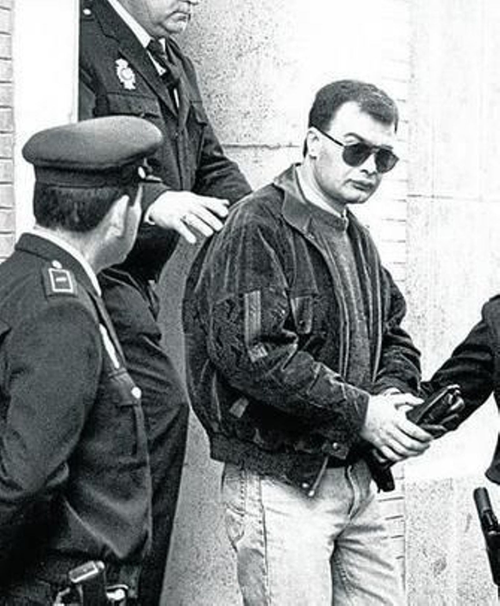 José Franco 'El Boca', saliendo de la Audiencia Provincial en 1991.