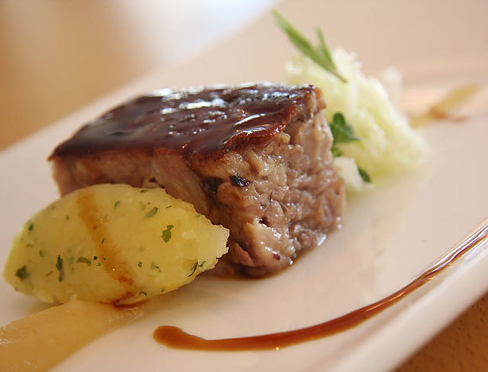 La receta: carne de cerdo para la alta cocina