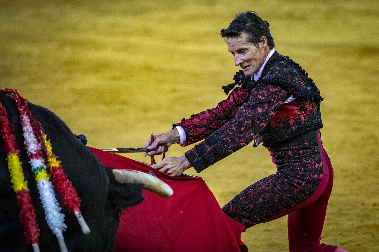 Diego Urdiales, Sebastián Castella y Daniel Luque, en la plaza de toros de El Puerto