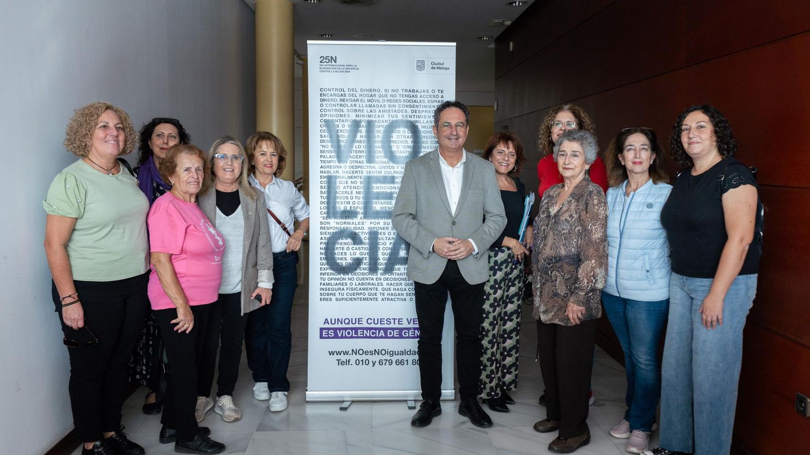 Presentación de la campaña de sensibilización para el 25N en Málaga.