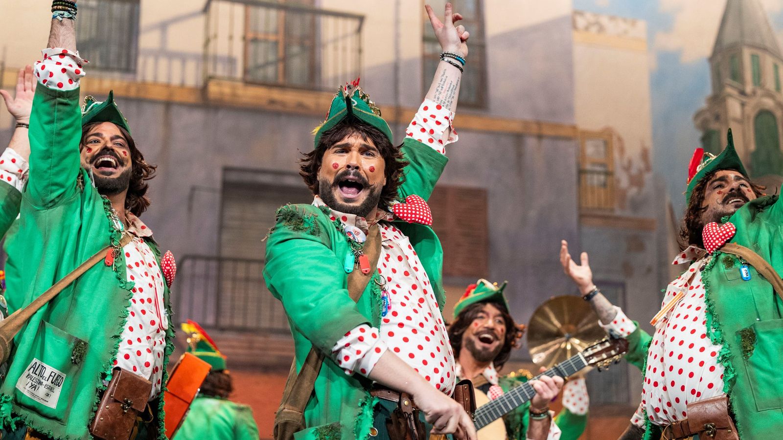 La chirigota 'Los Robins'.